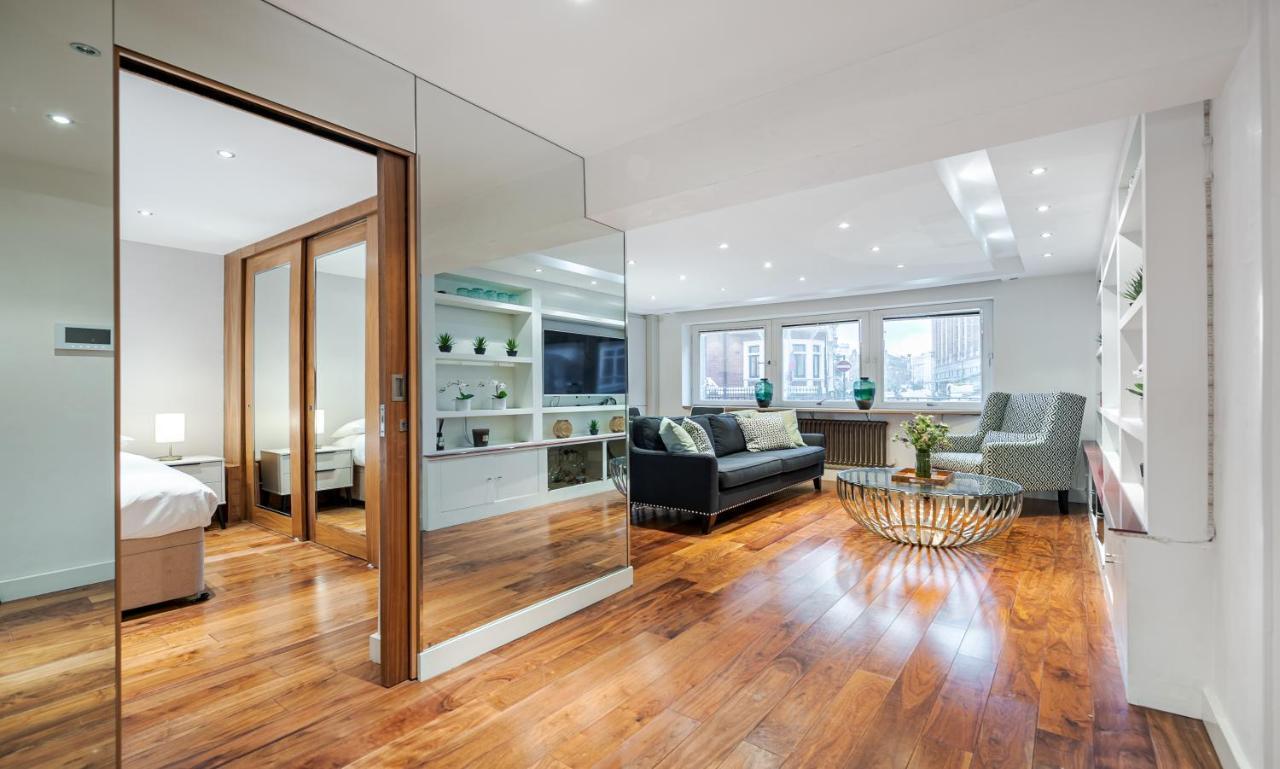 Elegant Ground Floor Apartment With Ac In Knightsbridge Steps Away From Harrods Londra Exterior foto