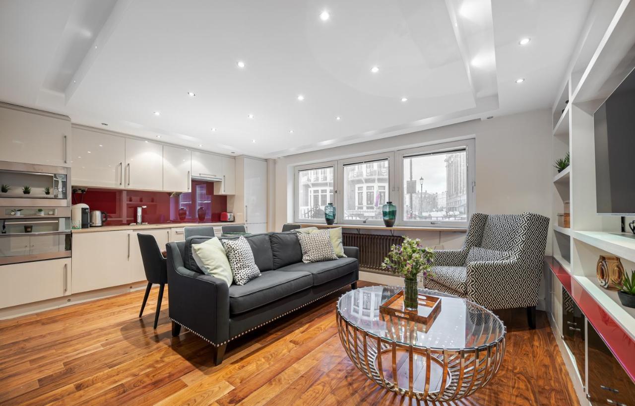 Elegant Ground Floor Apartment With Ac In Knightsbridge Steps Away From Harrods Londra Exterior foto